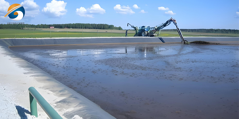 1.5 мм водонепроницаемая гибкая пленка для геомембрана