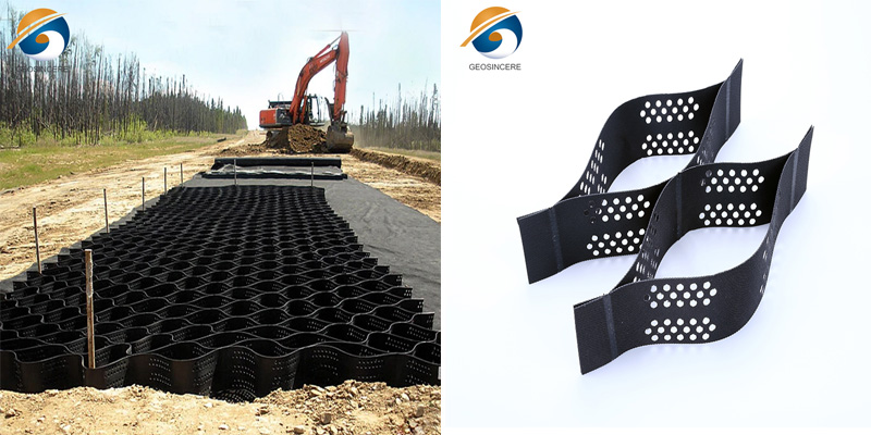 Подъездная дорожка из пластиковой HDPE Геоячейка